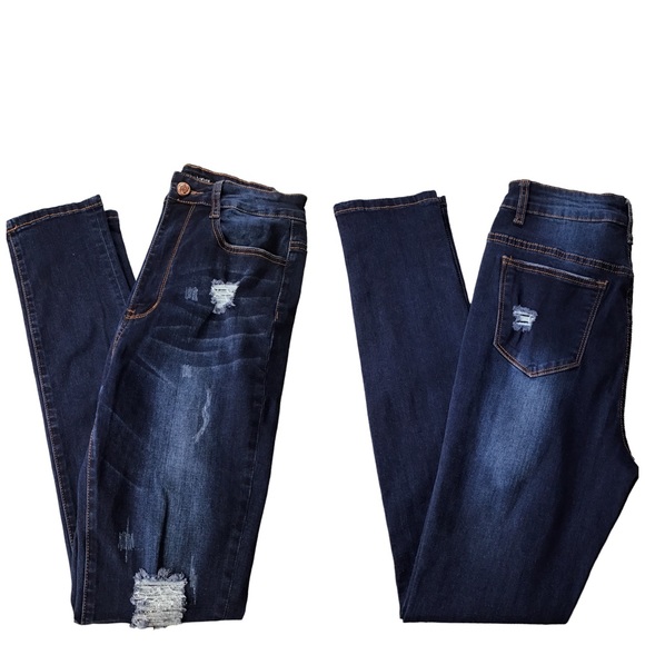 Project Eighteen High Rise Skinny Jeans Dark Wash Size 29 - Picture 5 of 12